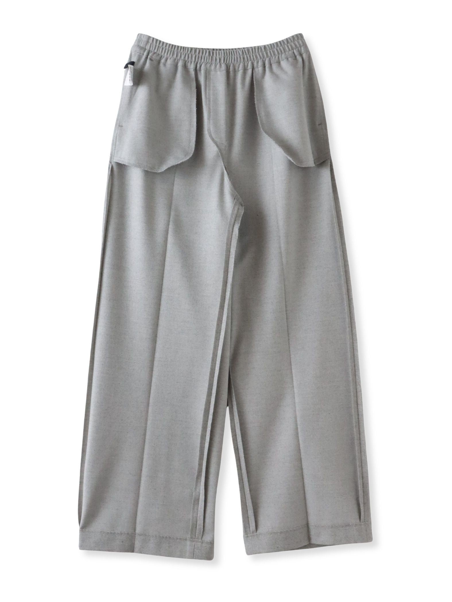 【大きいサイズ】両面起毛ワイドパンツ