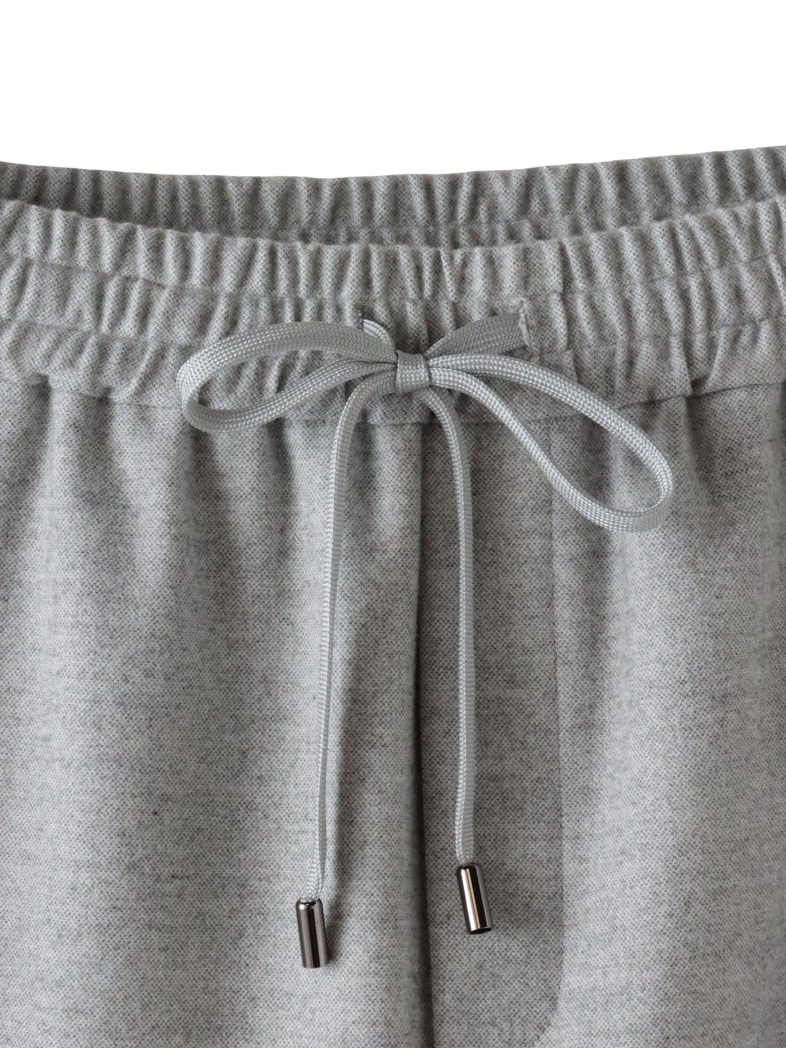 【大きいサイズ】両面起毛ワイドパンツ