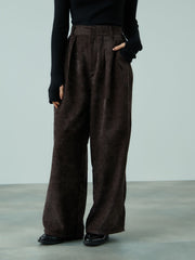 サージ2タックワイドパンツ≪手洗い可能≫