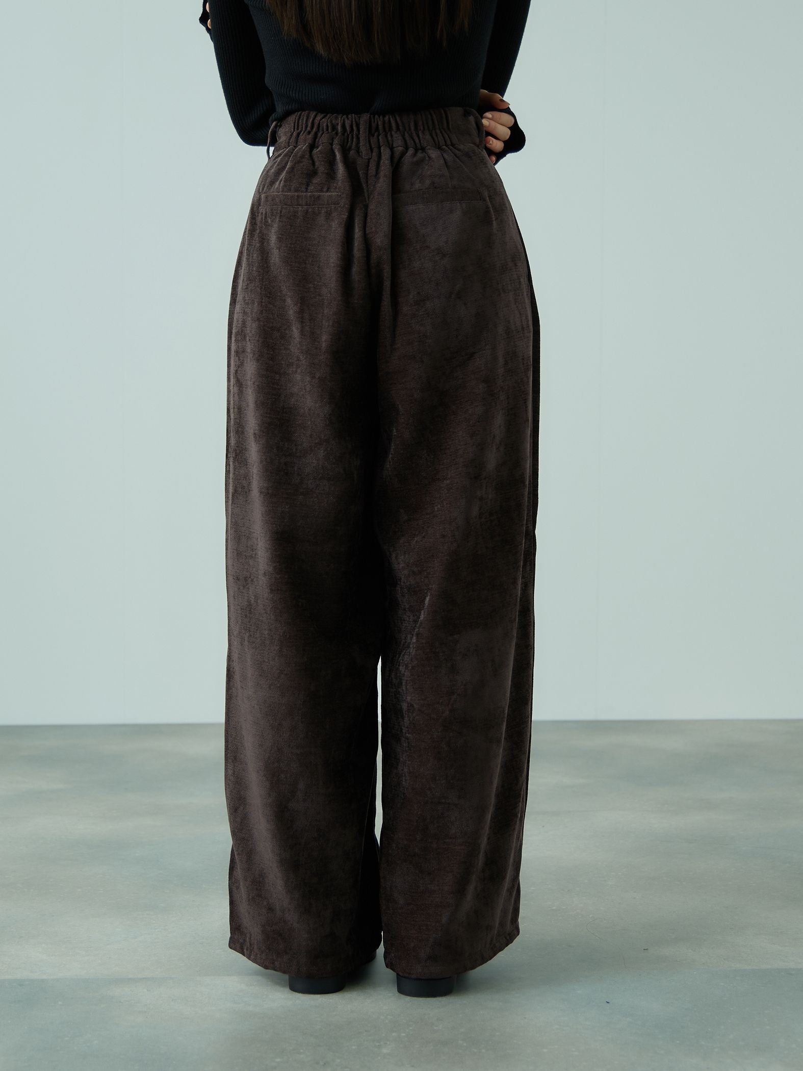 サージ2タックワイドパンツ≪手洗い可能≫