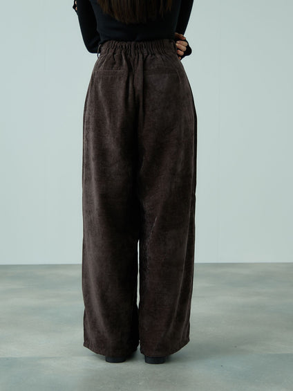 サージ2タックワイドパンツ≪手洗い可能≫