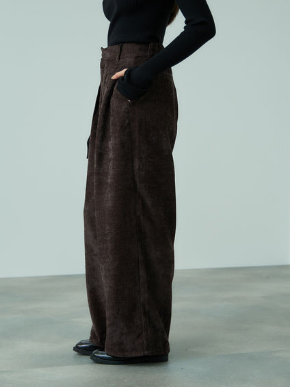 サージ2タックワイドパンツ≪手洗い可能≫