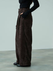 サージ2タックワイドパンツ≪手洗い可能≫