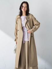 【ラク軽トレンチ】ラグランスリーブスプリングコート≪手洗い≫