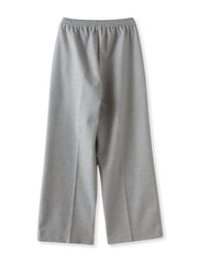 【大きいサイズ】両面起毛ワイドパンツ