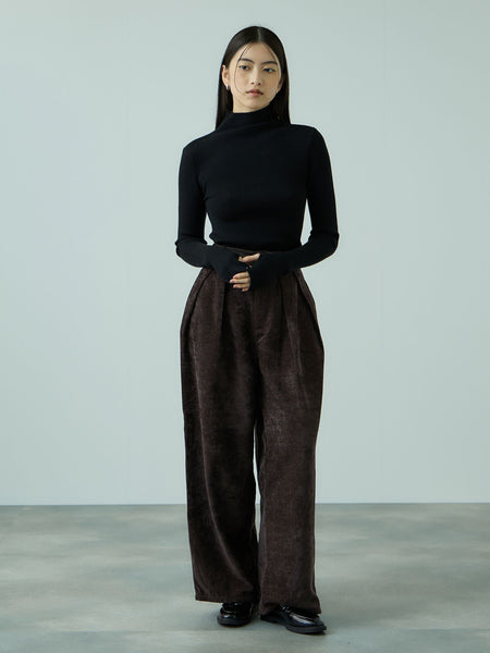 サージ2タックワイドパンツ≪手洗い可能≫