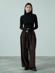 サージ2タックワイドパンツ≪手洗い可能≫