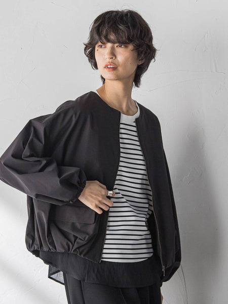 撥水バルーンブルゾン