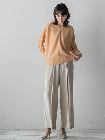 ドライシャンタンワイドパンツ≪洗濯機で洗える≫