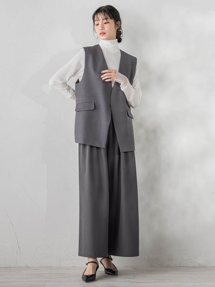 ストレッチツイルパンツ≪洗濯機で洗える≫