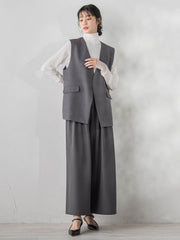 ストレッチツイルパンツ≪洗濯機で洗える≫