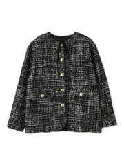 チュールレイヤーセットツィードジャケット