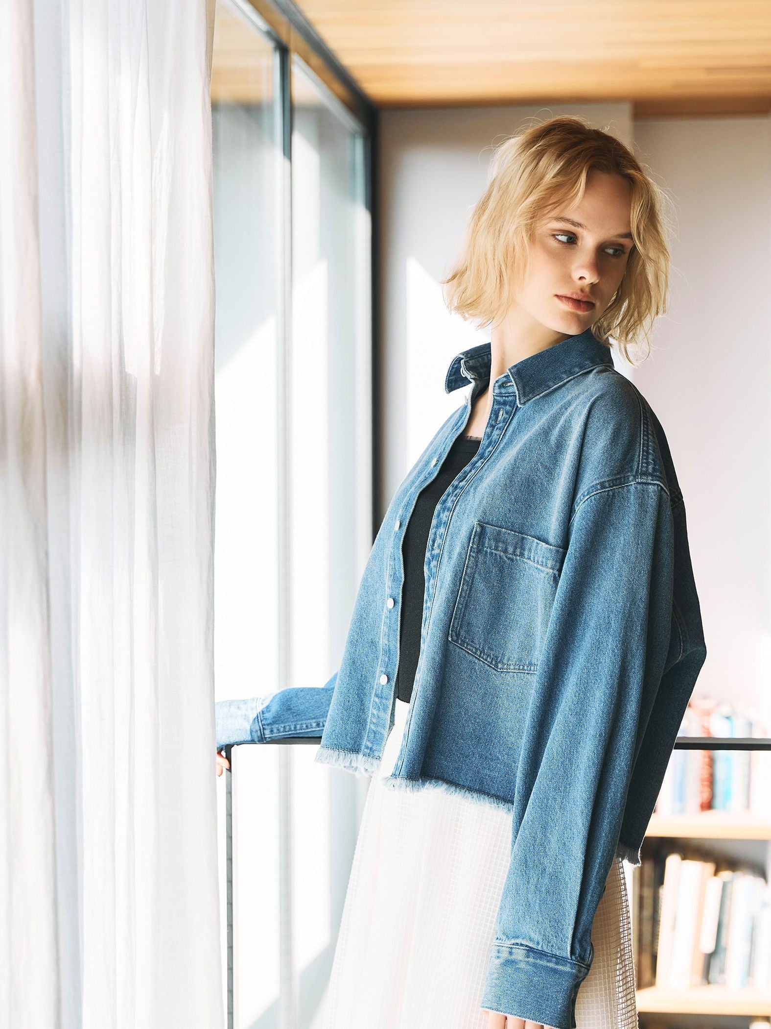 デニムシャツジャケット