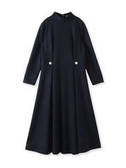 【WEB限定カラーあり/新色追加】ルミナリー圧縮スムースワンピース