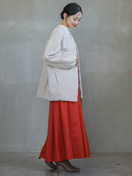 メランジブランケットコート