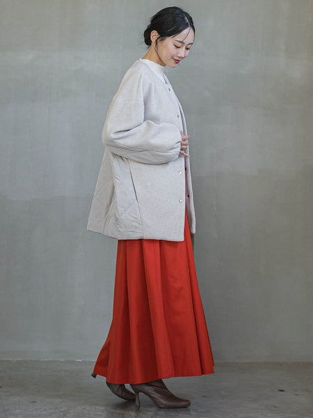 メランジブランケットコート