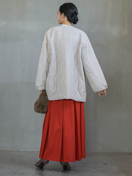 メランジブランケットコート