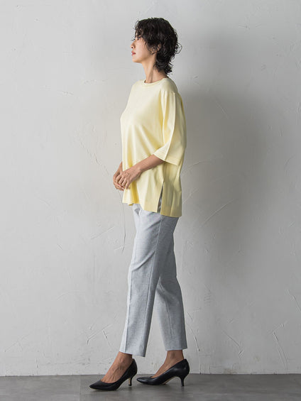 【大きいサイズ】シェルタリングテーパードパンツ