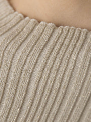 袖ボタンランダムリブニット≪手洗い可能≫