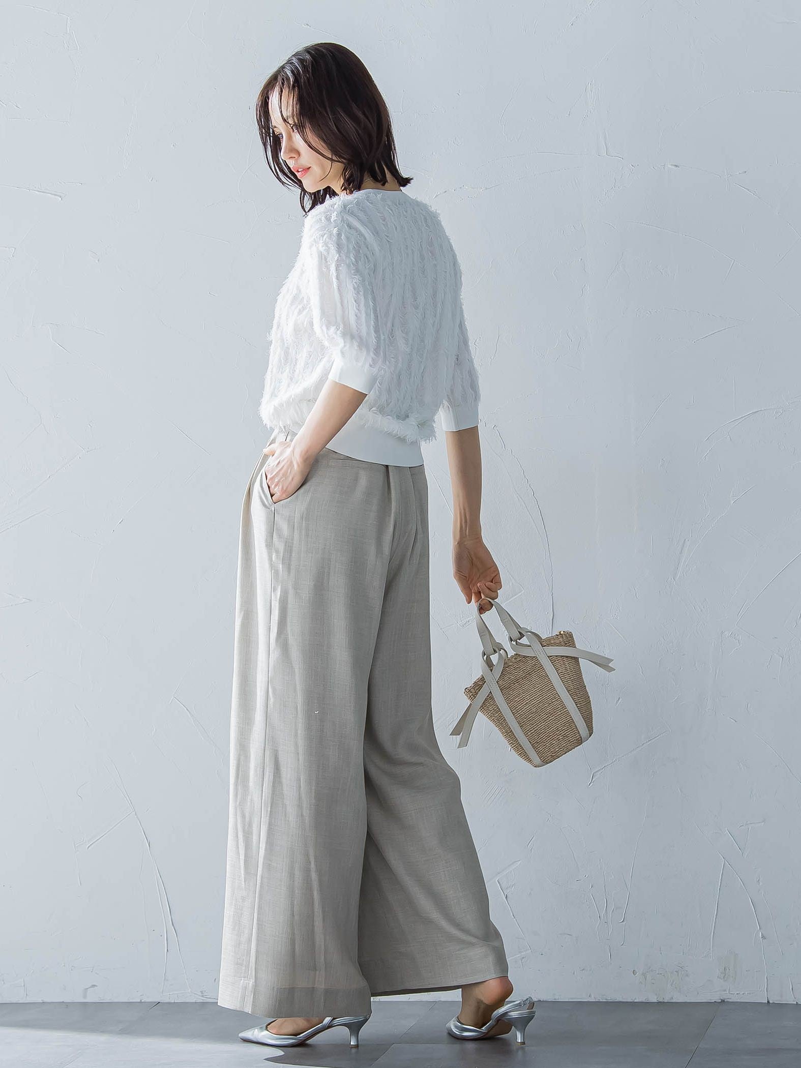 【一部店舗限定販売】VENUSフリンジニット≪手洗い可能≫