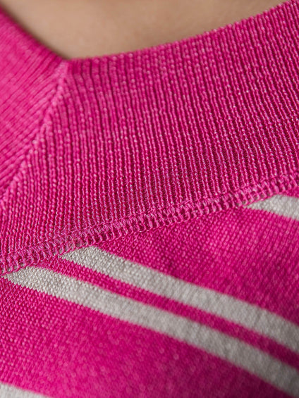 LEVITA Vネックドルマンニットプルオーバー