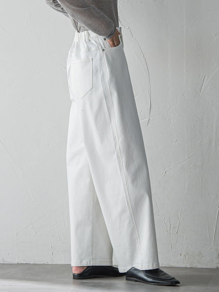 【biyori】裏起毛ウインターデニムパンツ