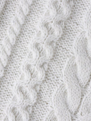 【WEB限定】ケーブル柄編みニット≪洗える≫