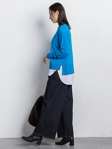 マシュマロポンチカットソー≪洗える/シワになりにくい≫