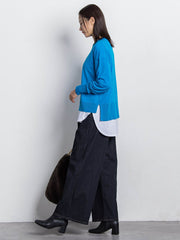 マシュマロポンチカットソー≪洗える/シワになりにくい≫