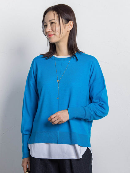 マシュマロポンチカットソー≪洗える/シワになりにくい≫