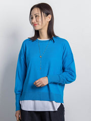 マシュマロポンチカットソー≪洗える/シワになりにくい≫