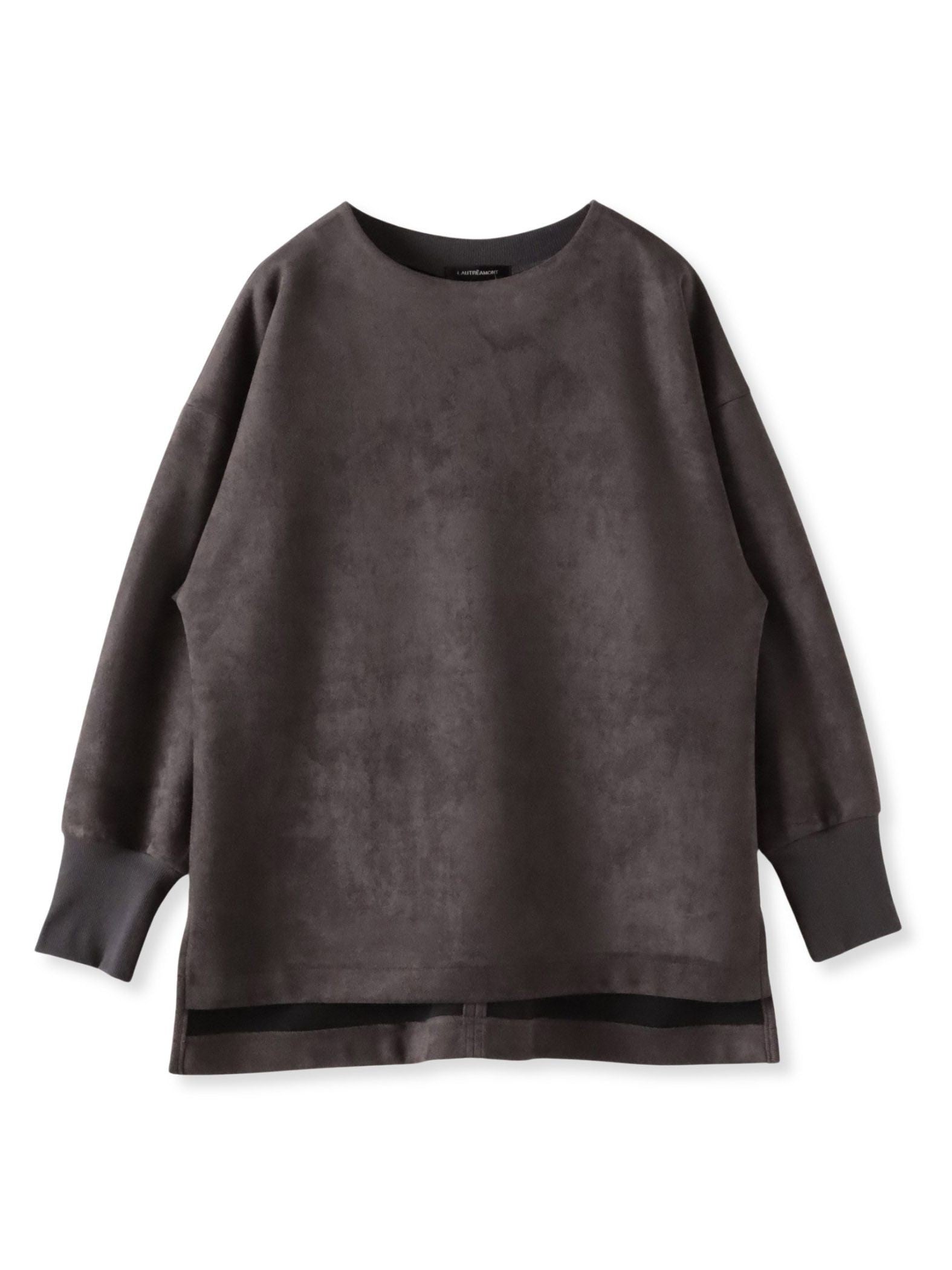 【WEB限定】フェイクスエードプルオーバー≪セットアップ対応/洗える≫