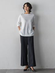 【WEB限定/+5cm丈長め】シェルタリングワイドパンツ