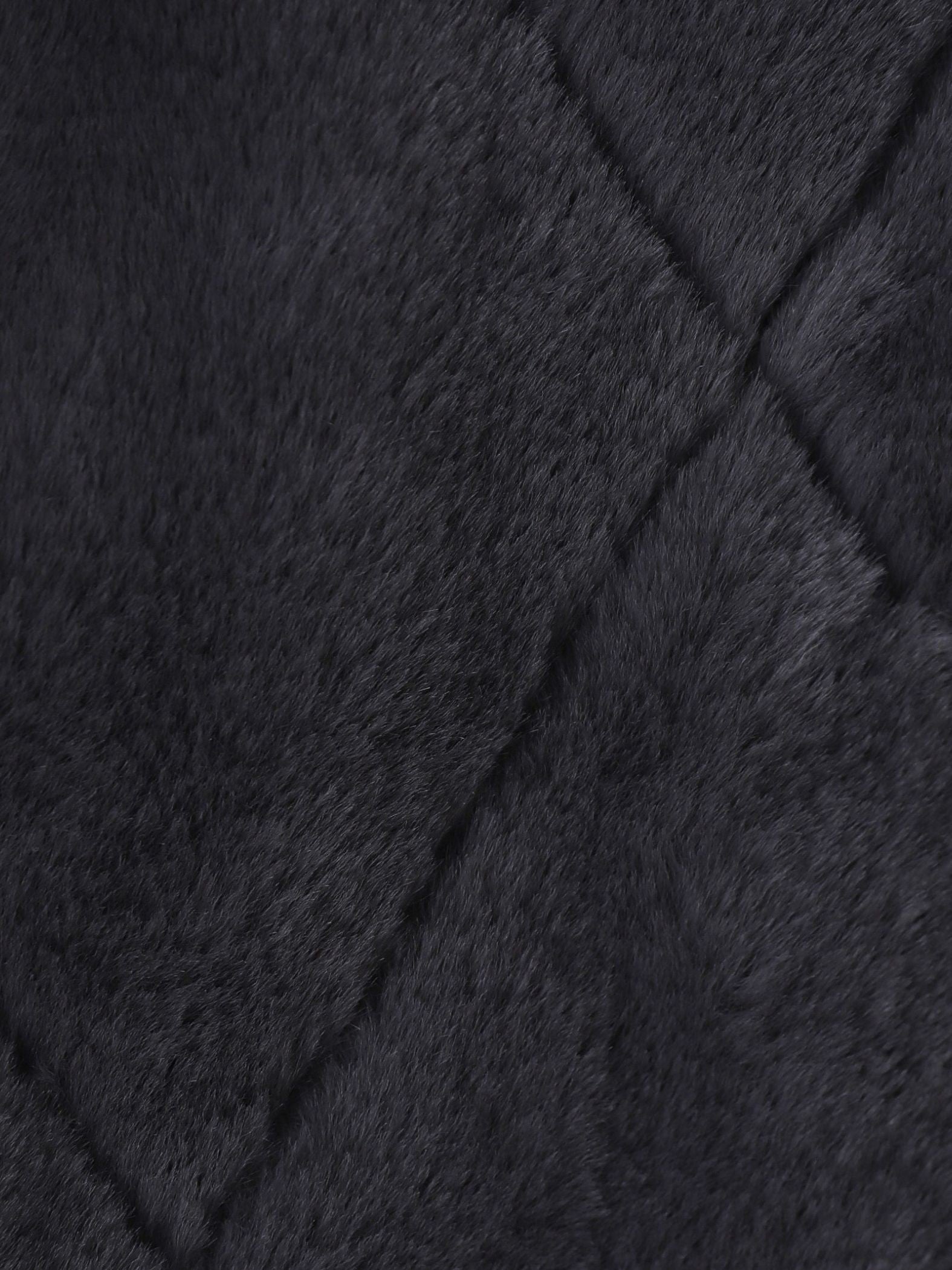 キルティング×フェイクファーリバーシブルブルゾン