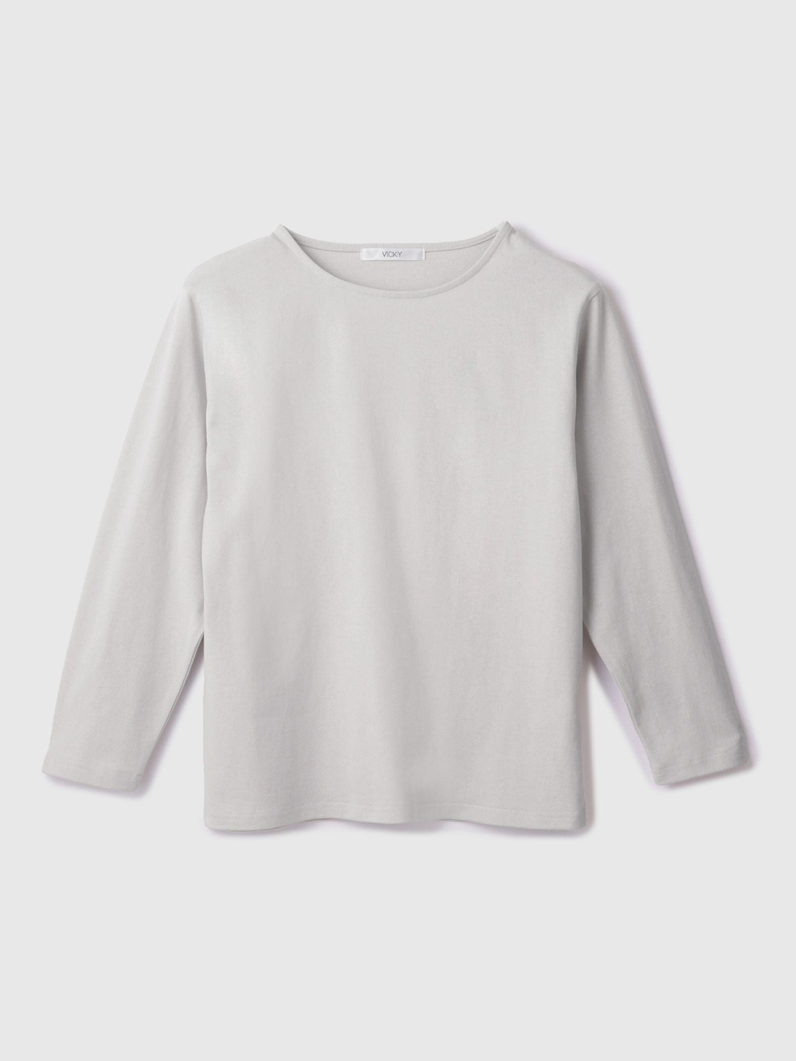 【シーズンレス】袖刺繍コットンプルオーバー