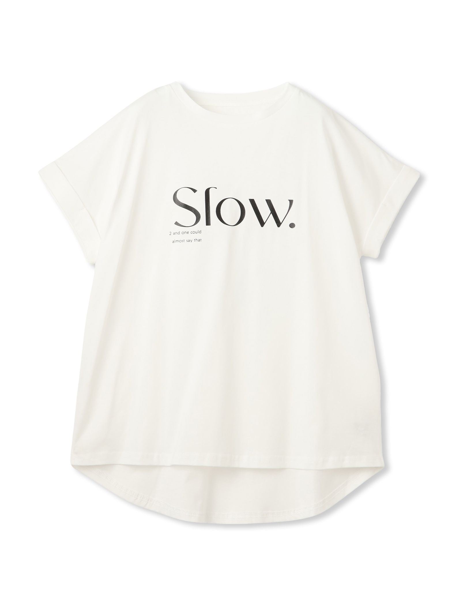 ドライタッチコットンロゴTシャツ≪洗濯機で洗える≫
