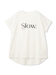 ドライタッチコットンロゴTシャツ≪洗濯機で洗える≫