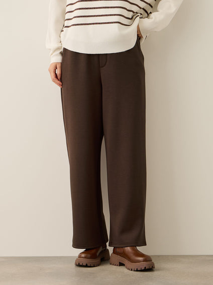 フリースバックダンボールワイドパンツ≪手洗い可能≫