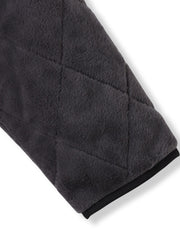 キルティング×フェイクファーリバーシブルブルゾン