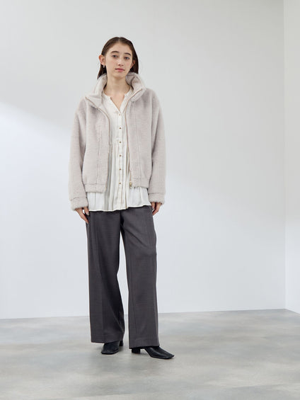 フェイクファームートンブルゾン