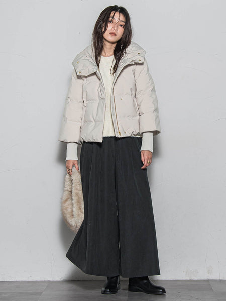 フラッフィークルーネックニット≪手洗い可能≫