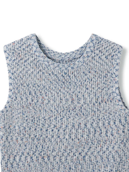 ミックスコイルクロップドニットベスト