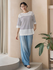 ボーダーTシャツニット