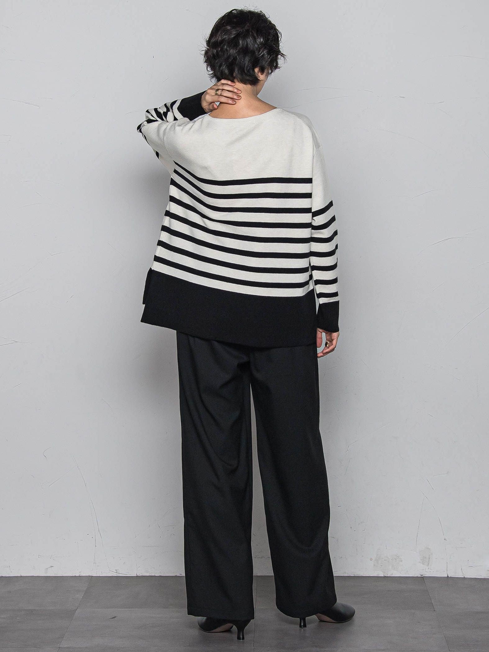 【一瞬で楽とキレイを叶える】裏起毛イージーワイドパンツ≪手洗い可能≫