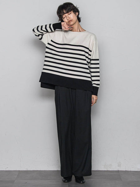 【一瞬で楽とキレイを叶える】裏起毛イージーワイドパンツ≪手洗い可能≫