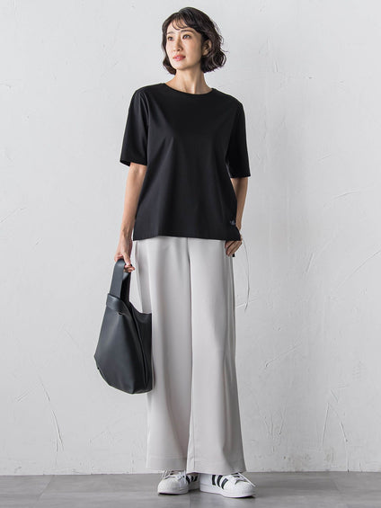 【大きいサイズ】【受注会限定】刺繍ロゴ入りカットソー