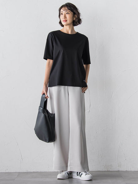 【大きいサイズ】【受注会限定】刺繍ロゴ入りカットソー