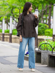 シアーブロードブラウス