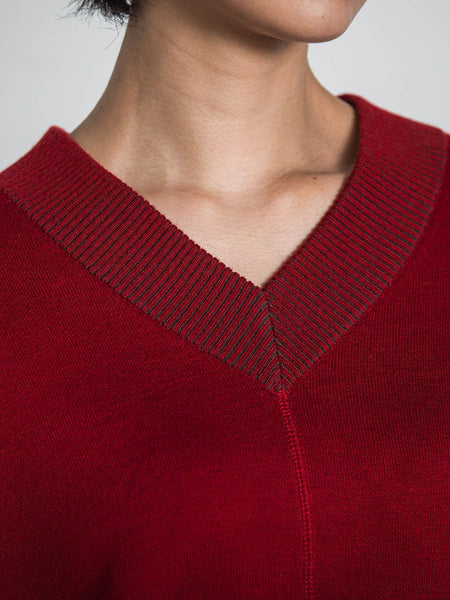 今日の気分で着回せるリバーシブルニット≪手洗い可能≫