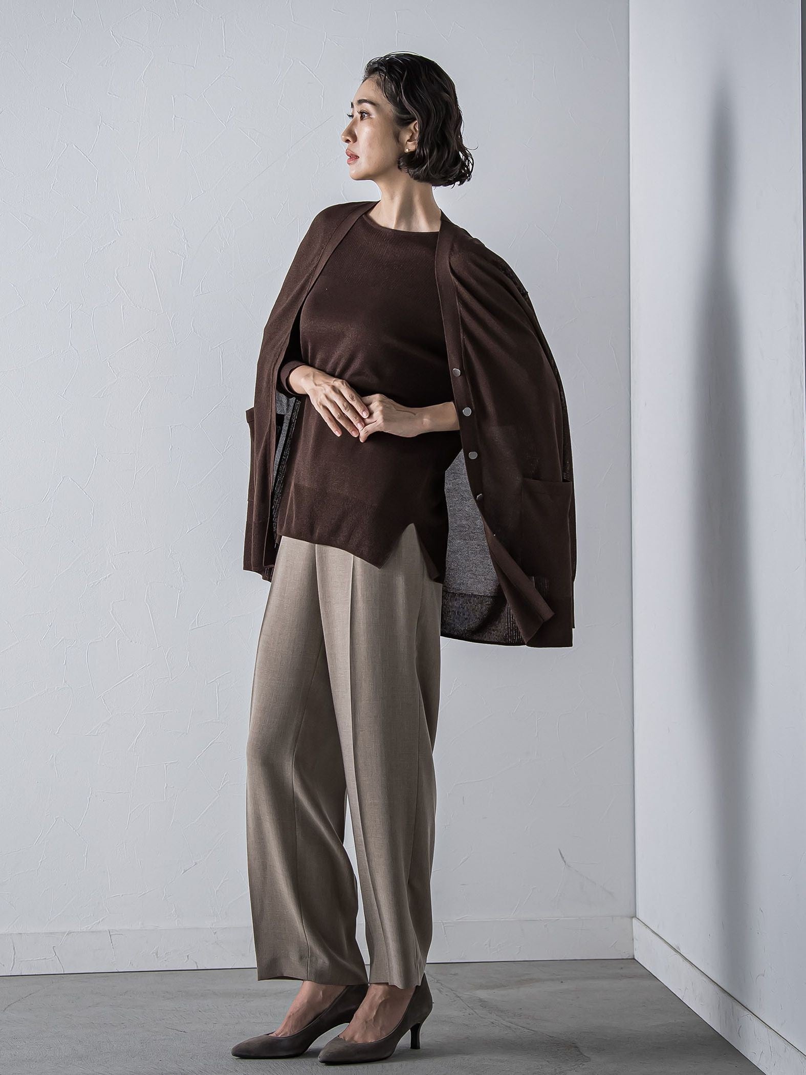 【極】SARIニットプルオーバー≪手洗い可能≫